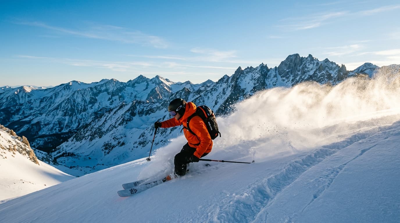Winter outdoor gear — Backcountry skiing