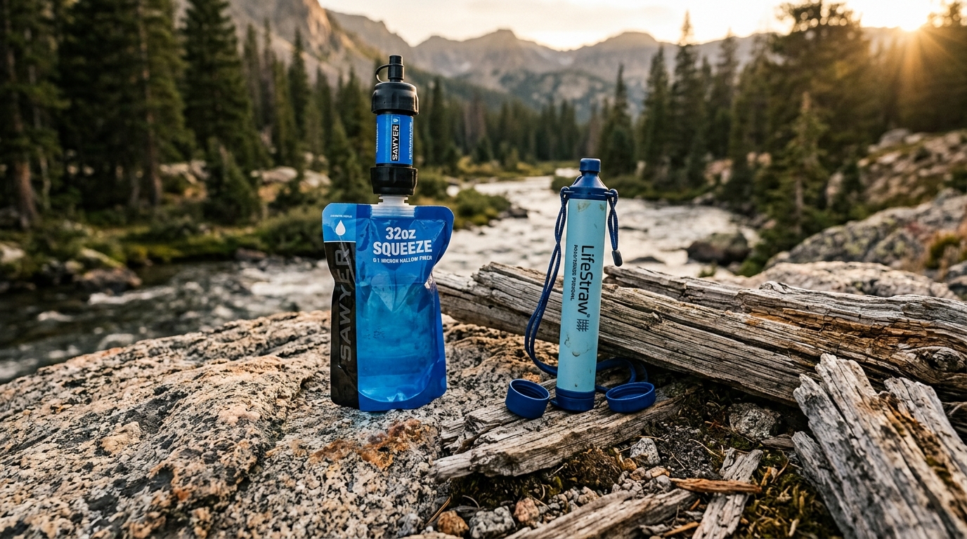 Sawyer Squeeze vs LifeStraw Personal Water Filter: Which Backcountry Filter Wins?
