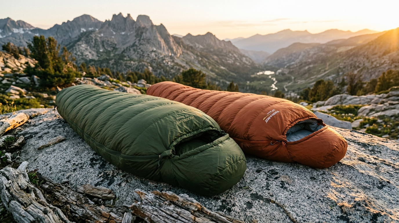 ZOOOBELIVES 10 Degree Down Sleeping Bag vs Therm-a-Rest 20F Down Sleeping Bag