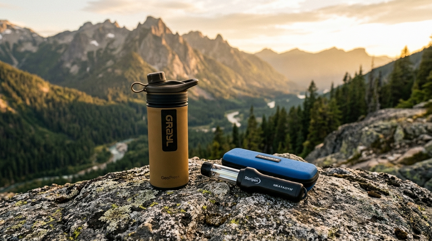 GRAYL GeoPress vs KATADYN Steripen Classic 3: Which Water Purifier Is Right for You?