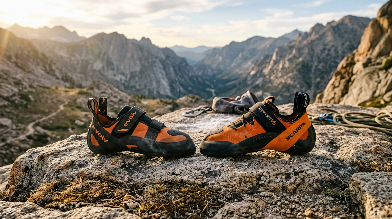 EVOLV Shaman Pro vs SCARPA Instinct VS: Which Aggressive Climbing Shoe Wins?