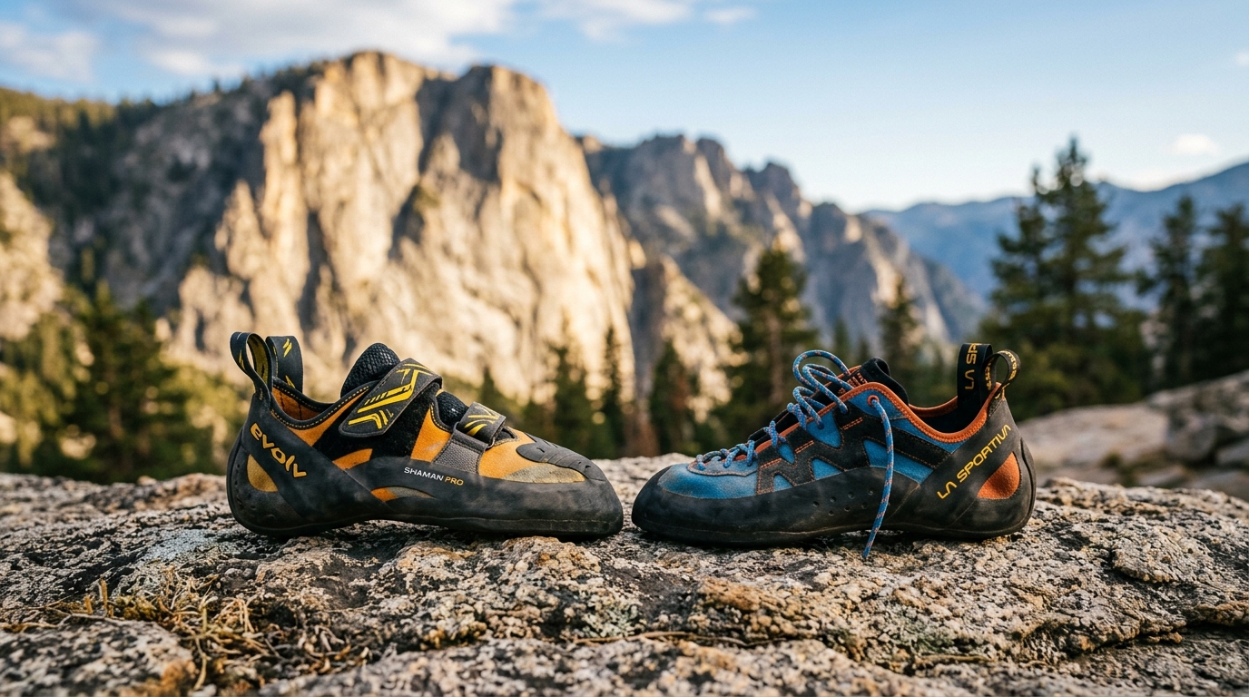 EVOLV Shaman Pro vs La Sportiva Tarantulace Rock Climbing Shoes
