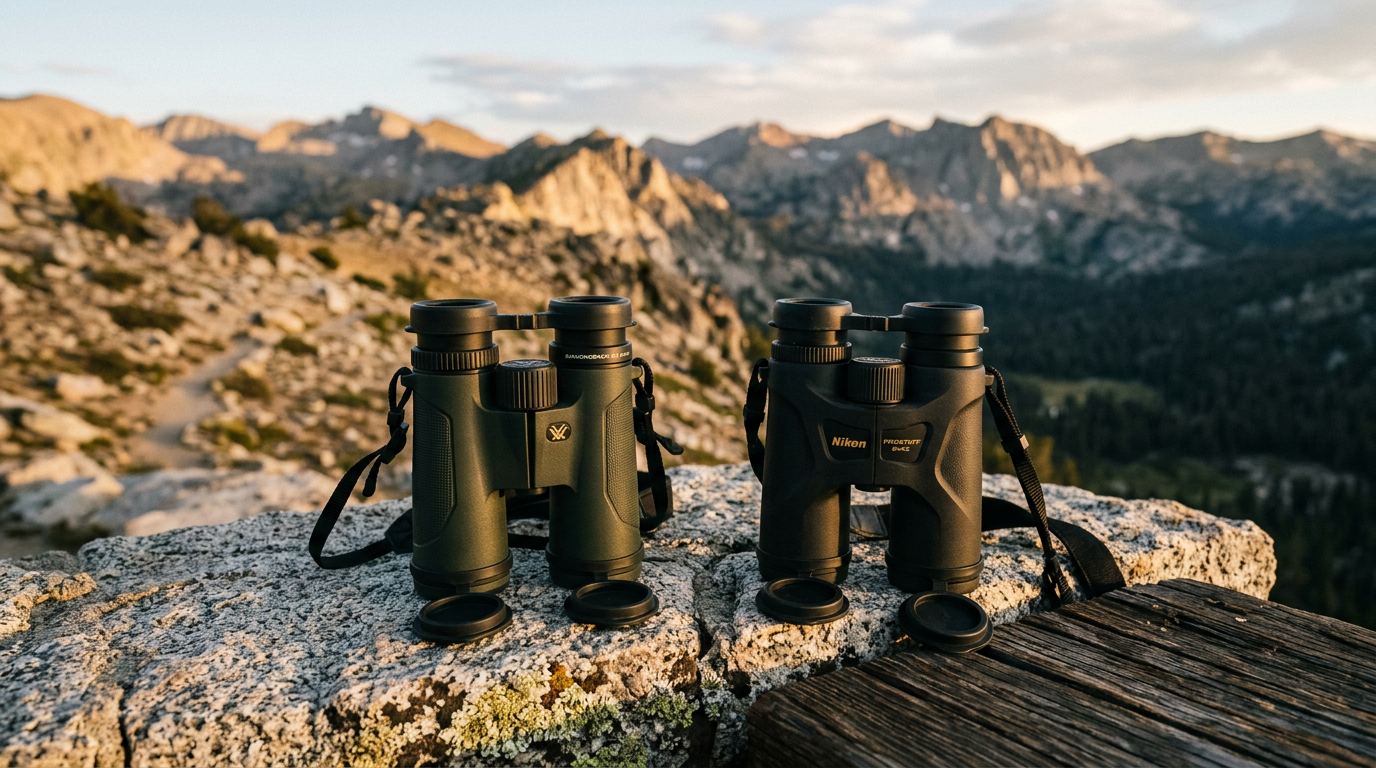 Vortex Diamondback HD 10x42 vs Nikon Prostaff P3 8x42 Binoculars