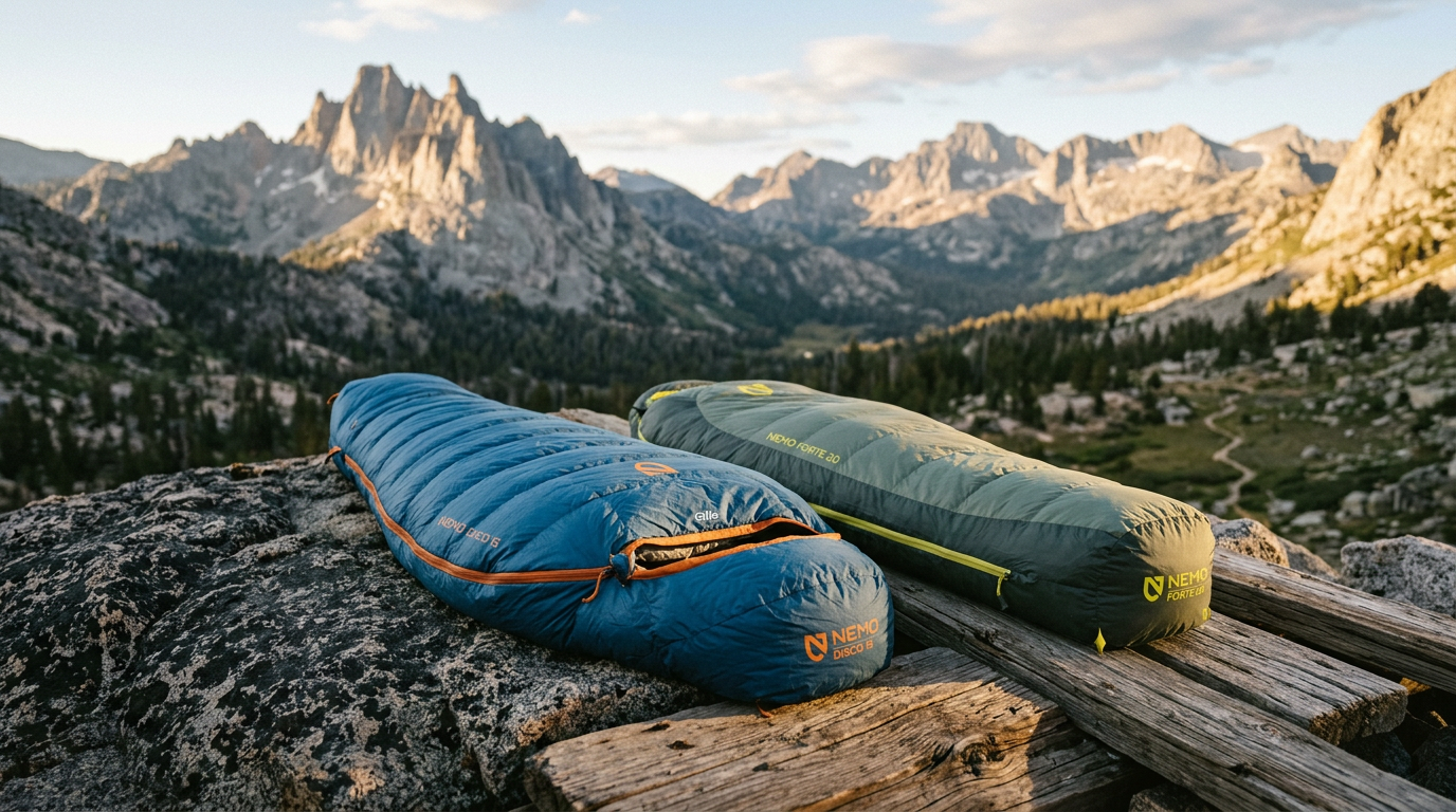 NEMO Disco Endless Promise Down vs. NEMO Forte Endless Promise Synthetic Sleeping Bag
