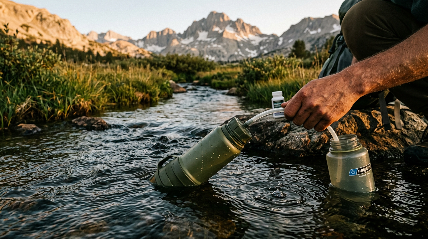 Water Filter vs Purifier vs Chemical Treatment: A Backcountry Decision Tree