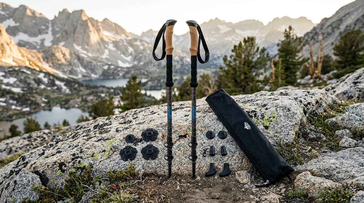 Cascade Mountain Tech Carbon Fiber Quick Lock Trekking Poles Review