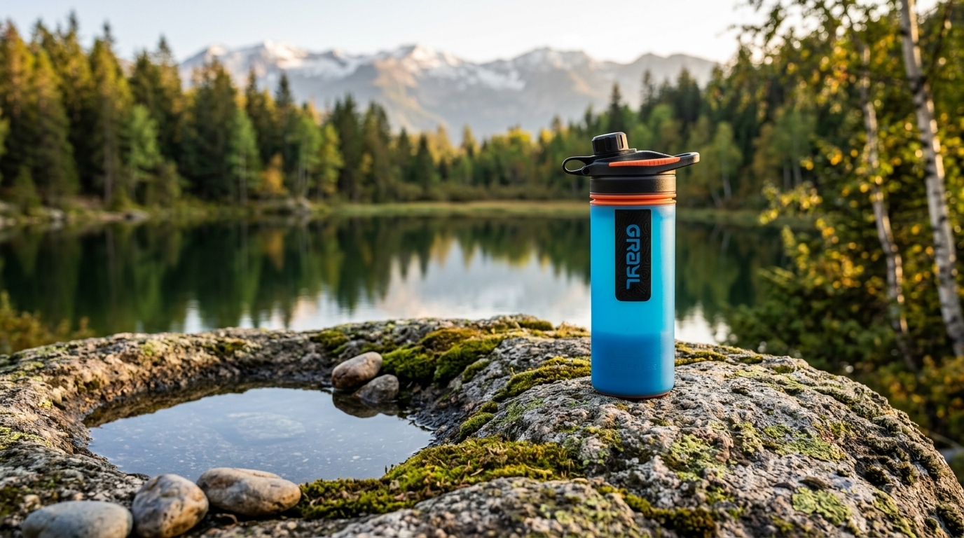 GRAYL GeoPress 24 oz Water Purifier Bottle Review: Press-Filter Speed for Backcountry and Travel