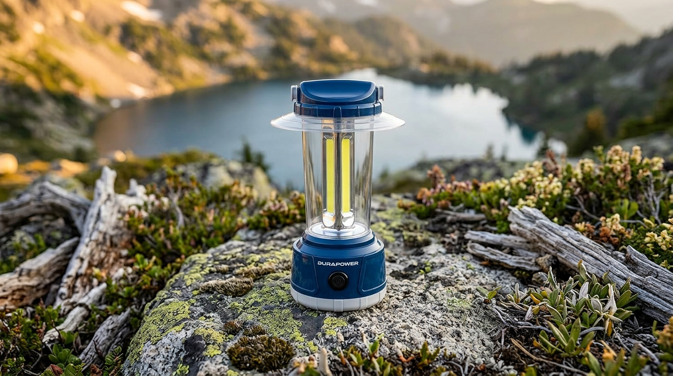 Durapower LED Camping Lantern Rechargeable Review: A 2000-Lumen Basecamp Light with Power Bank Function