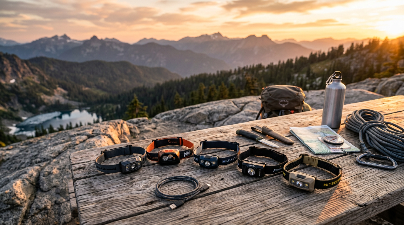 Best USB-C Rechargeable Headlamps for Backpacking and Trail Running